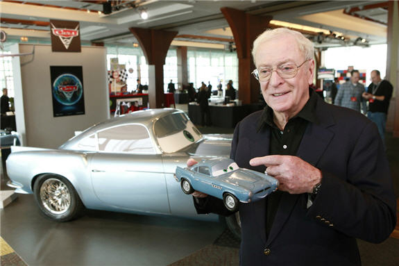 Michael Caine with Custom Finn Mcmissile